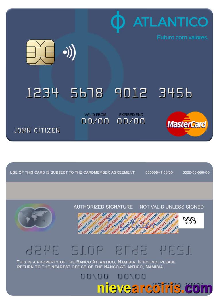 Namibia Banco Atlantico mastercard